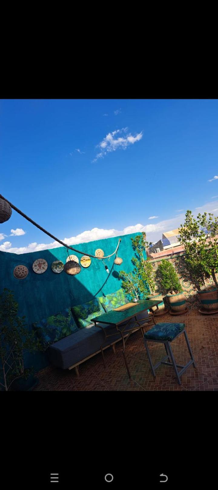 Rooftop View Terrace Riad Marrakesh